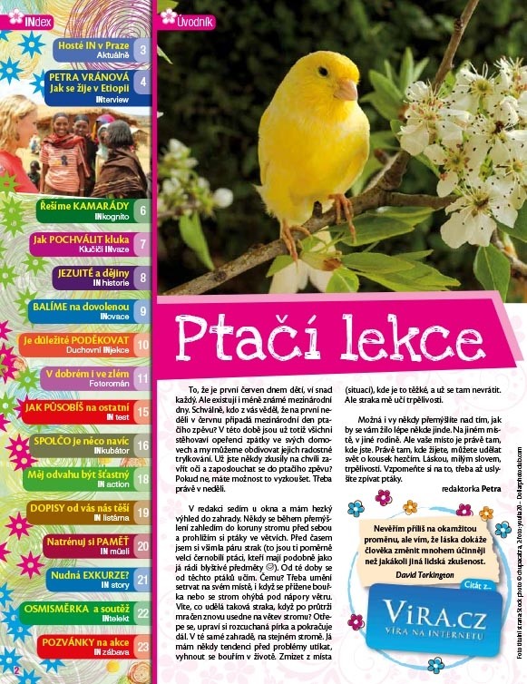 Ukzka asopisu IN - asopis IN - erven 2015