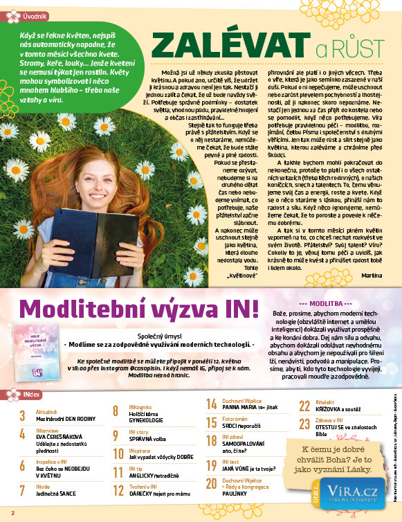 Ukzka asopisu IN - asopis IN - kvten 2025